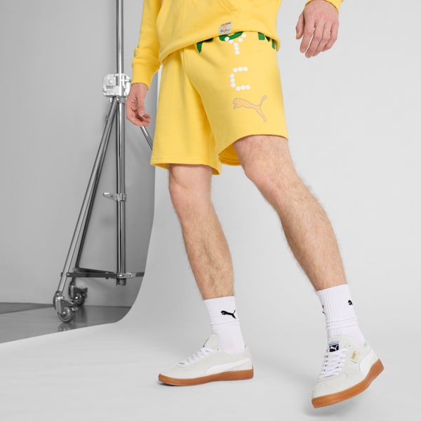 Wardrobe Essentials Bright Lights NYC Flagship Men's 7" Shorts, Sunny Yellow, extralarge
